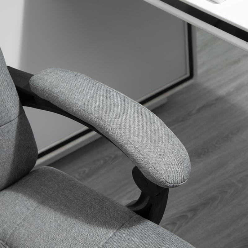 Ergonomische Bureaustoel – Kantoorstoel – Bureaustoel Met Lendensteun – Draaistoel – Werkstoel – Handmatig Verstelbaar – Stevige Draaivoet Voor Harde Vloeren