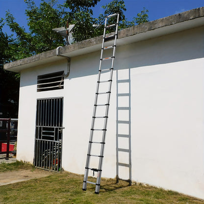 Uitklapbare Ladder – Telescopische Ladder – Uitschuifbare Ladder – Vouwladder – Aluminium Ladder – 4,4 Meter Hoogte – Maximaal 150 kg Draagkracht