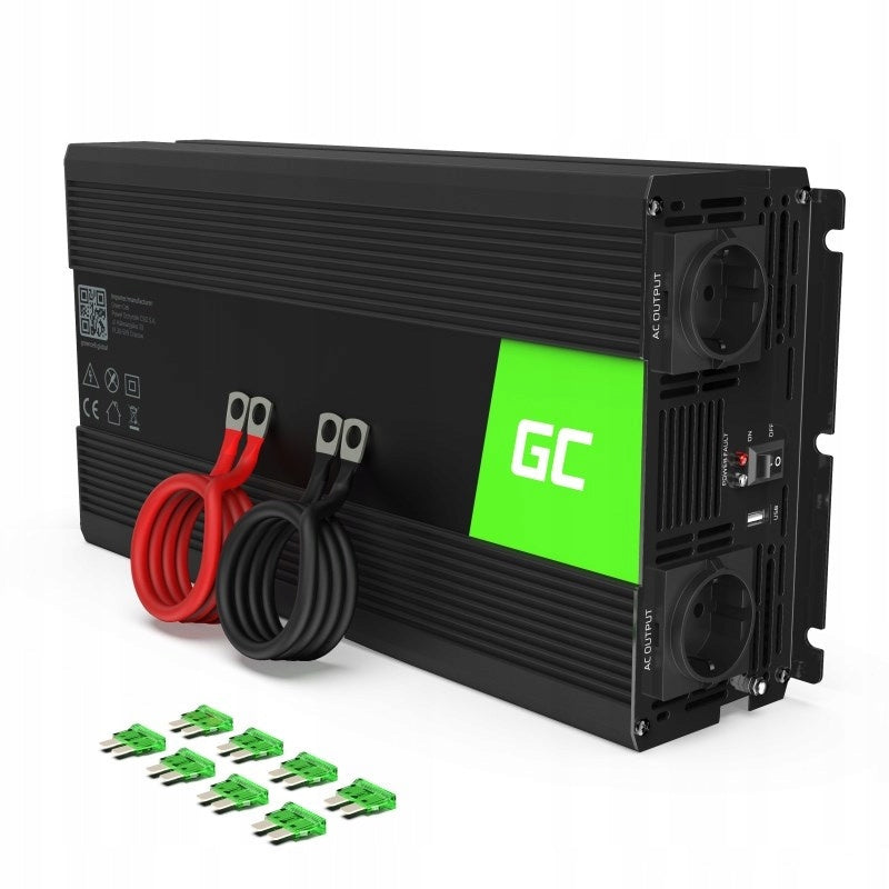 GREEN CELL Inverter INV22 12V-230V 1500W/3000W