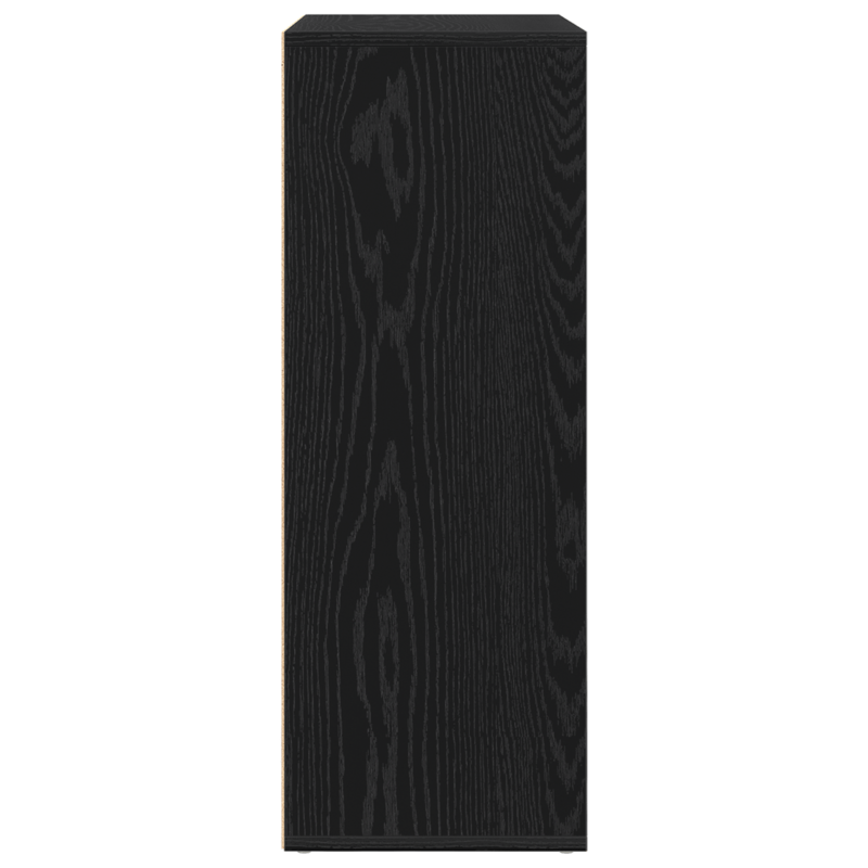 Sideboard Black Oaken 60x31x84cm Edited Wood Removable storage practical