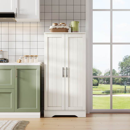 Kastje – Opbergkast – Voorraadkast – Dressoir – Woonkamerkast – Wit – Modern 3D Golfpatroon – Verstelbare Legplank – 120x60x40 cm – Stabiel & Veilig