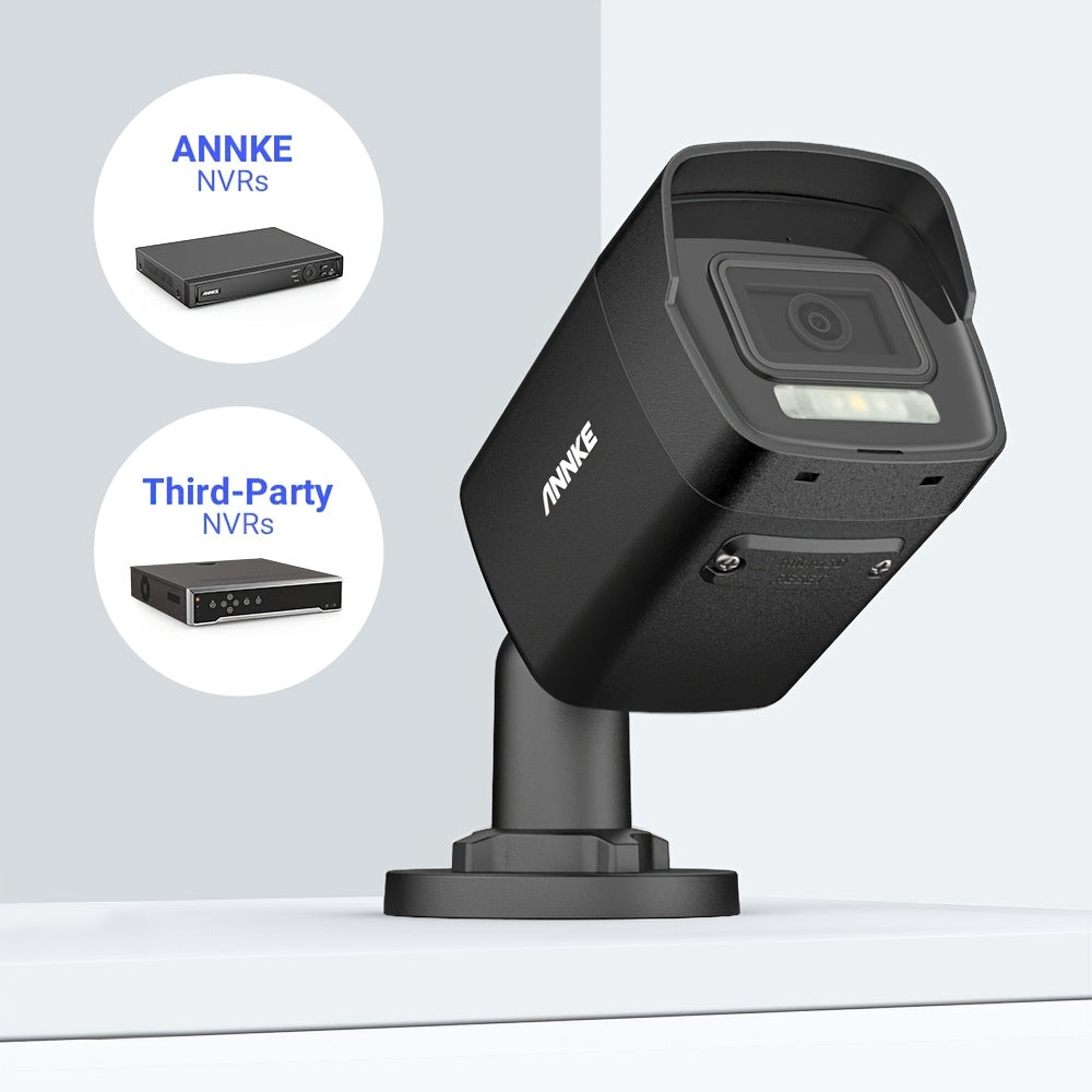 Beveiligingscamera – Camerabewaking – Buitencamera – Surveillancecamera – POE Beveiligingssysteem – 3K 5MP Resolutie – Kleur Nachtzicht & Bewegingsdetectie