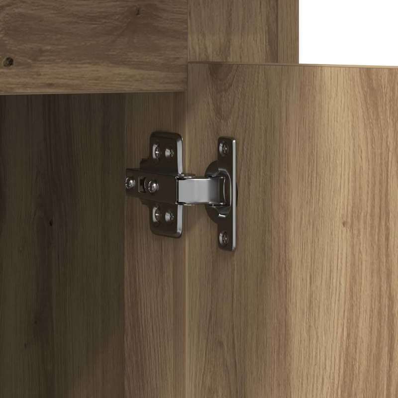 Bureau Eikenhout – Schrijftafel – Werkplek – Studieplek – Computertafel – Massief Hout – 2 Laden & Open Vak – Stevige Traditionele Constructie – 50x115x75 cm – Bruin
