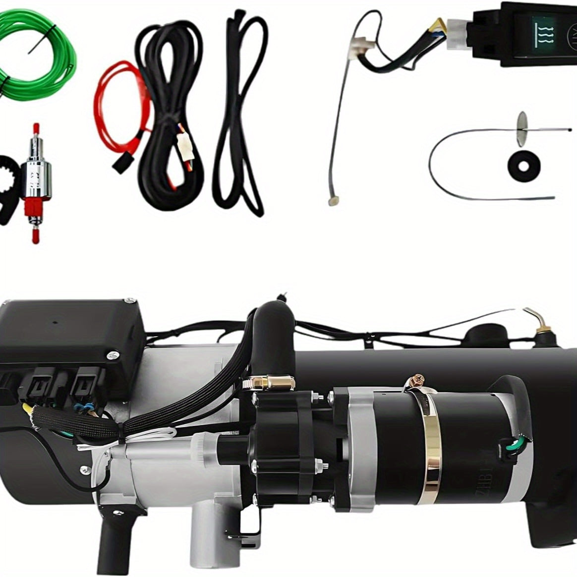 12V Hydraulische Kachel – Hydraulische Verwarming – Diesel Motorverwarmer – Coolant Heater – Caravan Kachel – 10KW Vermogen – Snel Warmte Voor Motor En Cabine