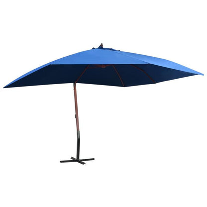 Partytentparasol – Grote Parasol – Tuinparasol – Terrasparasol – Balkonparasol – Weerbestendig Metalen Frame – 400x300 Cm – Polyester Stof