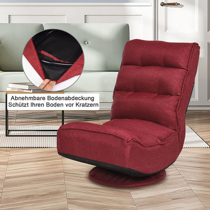Vloerstoel – Zitzak – Gamingstoel – Loungestoel – Relaxstoel – 360° Draaibaar – 5 Verstelbare Rugleuningen