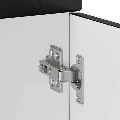 Keukenkastje – Wandkast – Opbergkast – Keukenkast – Kastje Zwart – MDF Hardhout – Ruimtebesparend Design – 2 Deuren 1 Lade