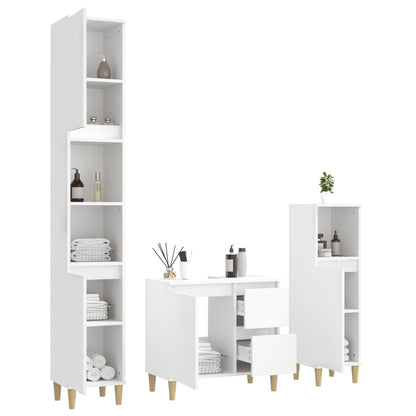 Badkamermeubelset – Badkamermeubel – Badkamerkast – Onderbouwkast – Spiegelkast – Hardhout Spaanplaat – Massief Eucalyptus Poten