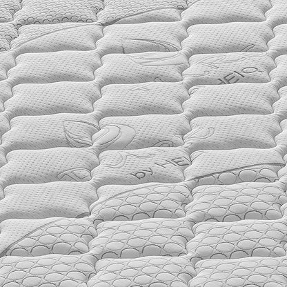 Memory Foam Mattress, 20 cm Height, 5 cm Thermal Memory, with Comfort Zones, Medium/Firm Support, Pressure Point Relief System, Maximum Breathability