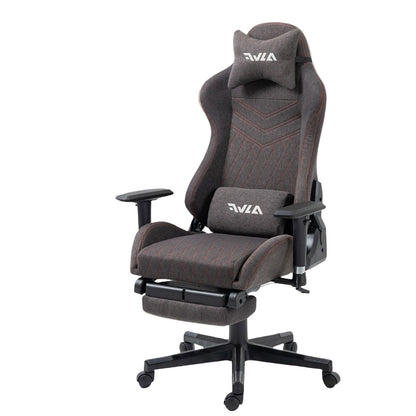 Gamingstoel – Gamestoel – Gaming Chair – Game Stoel – Bureaustoel – Ademend Stof – Pocketvering Zitting Met Gelkussen