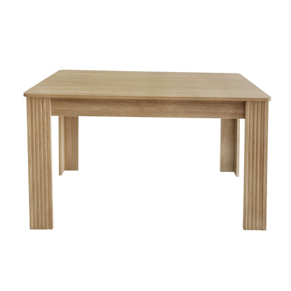 Eettafel – Eetkamertafel – Keukentafel – Tafel – Tafeltje – Rechthoekig – Natuurlijk Eikenhout – Stevige Vierpoot – Minimalistisch Design