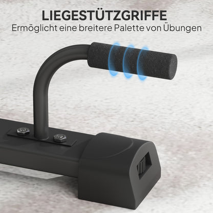 Dipbar – Opdruksteunen – Parallettes – Dip Station – Fitness Bar – Verstelbaar 93-117 cm – Max Belastbaarheid 540 kg