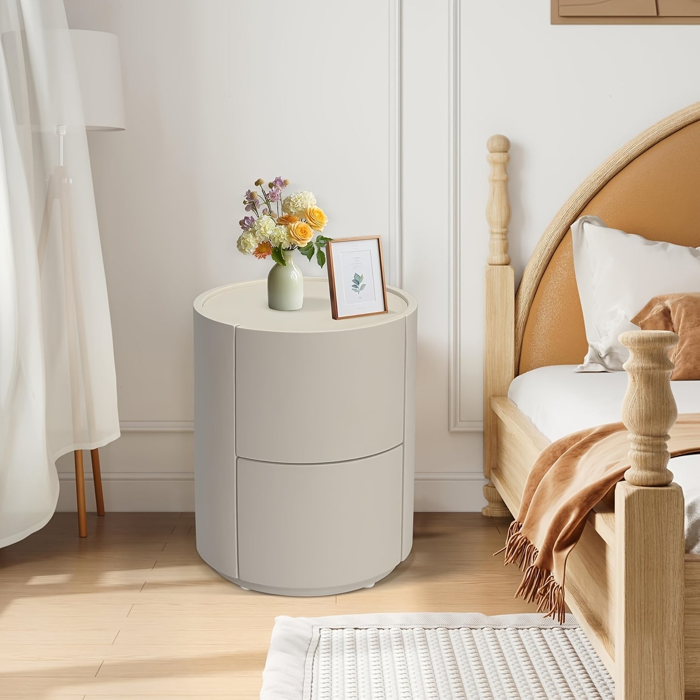 Balkonset – Bistroset – Tuinset – Loungeset – Balkonmeubel – Compact 3-Delig – Weerbestendig Kunststof en Metaal – Inclusief Comfortabele Kussens – Wit
