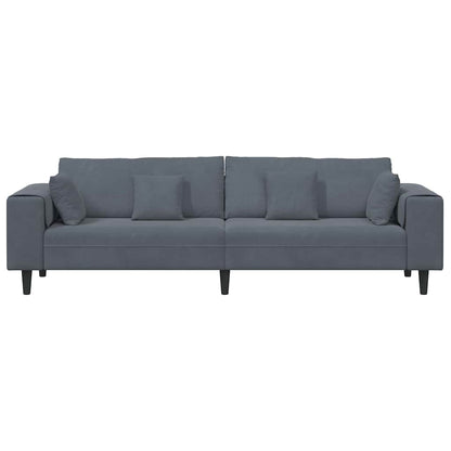 Velvet Bank – Fluwelen Sofa – Zitbank – Loungebank – Slaapbank – Zacht Fluweel – Stevig Houten Frame – Turquoise Zonder Ottoman