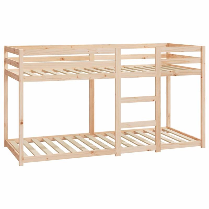 Houten Stapelbed – Hoogslaper – Kinderbed – Etagenbed – Bunkbed – Verstelbare Hoogte 5-Standen – 80x200 cm – Vouwbaar – Zonder Metaal – Lichtgewicht en Ruimtebesparend