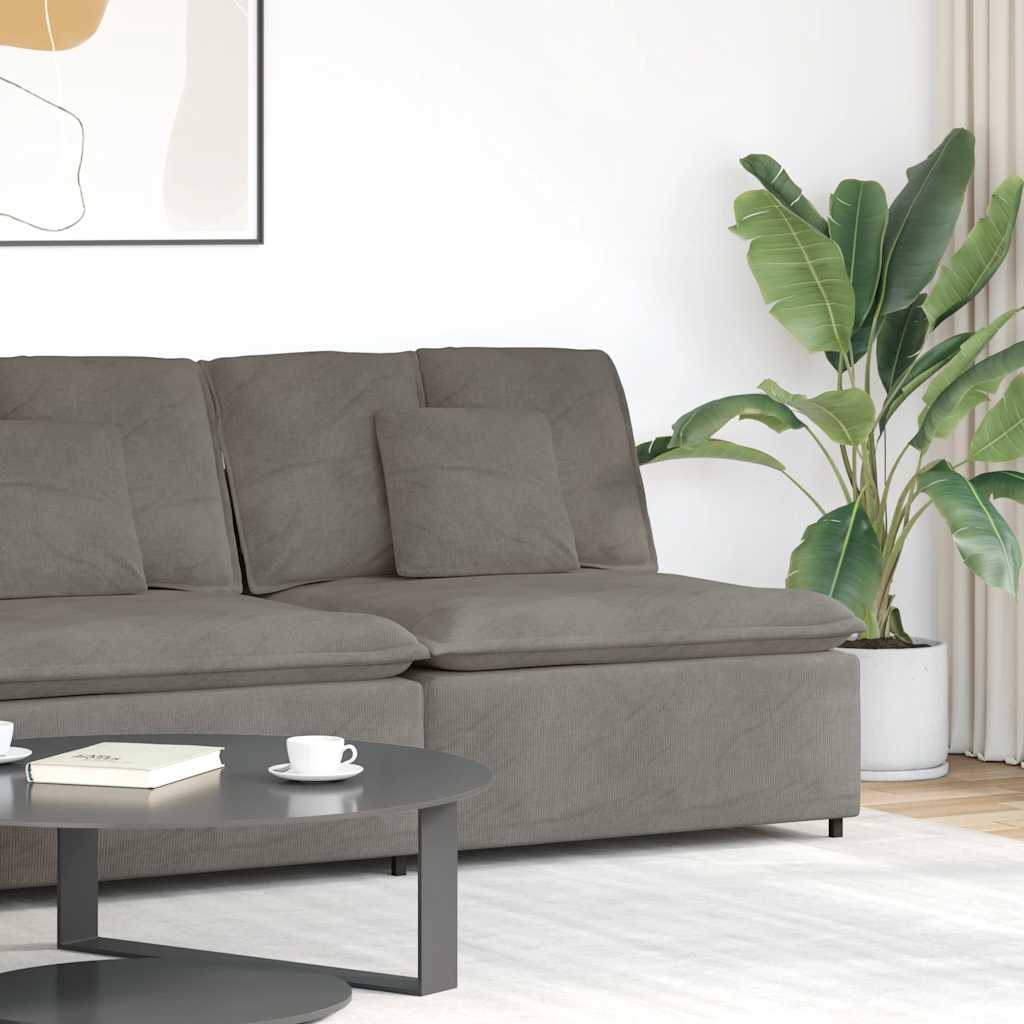 Modulaire Bank – Modulair Sofa – Zitzetel – Zitmeubel – Hoekbank – Corduroy Bekleding – Stevig Metalen Frame