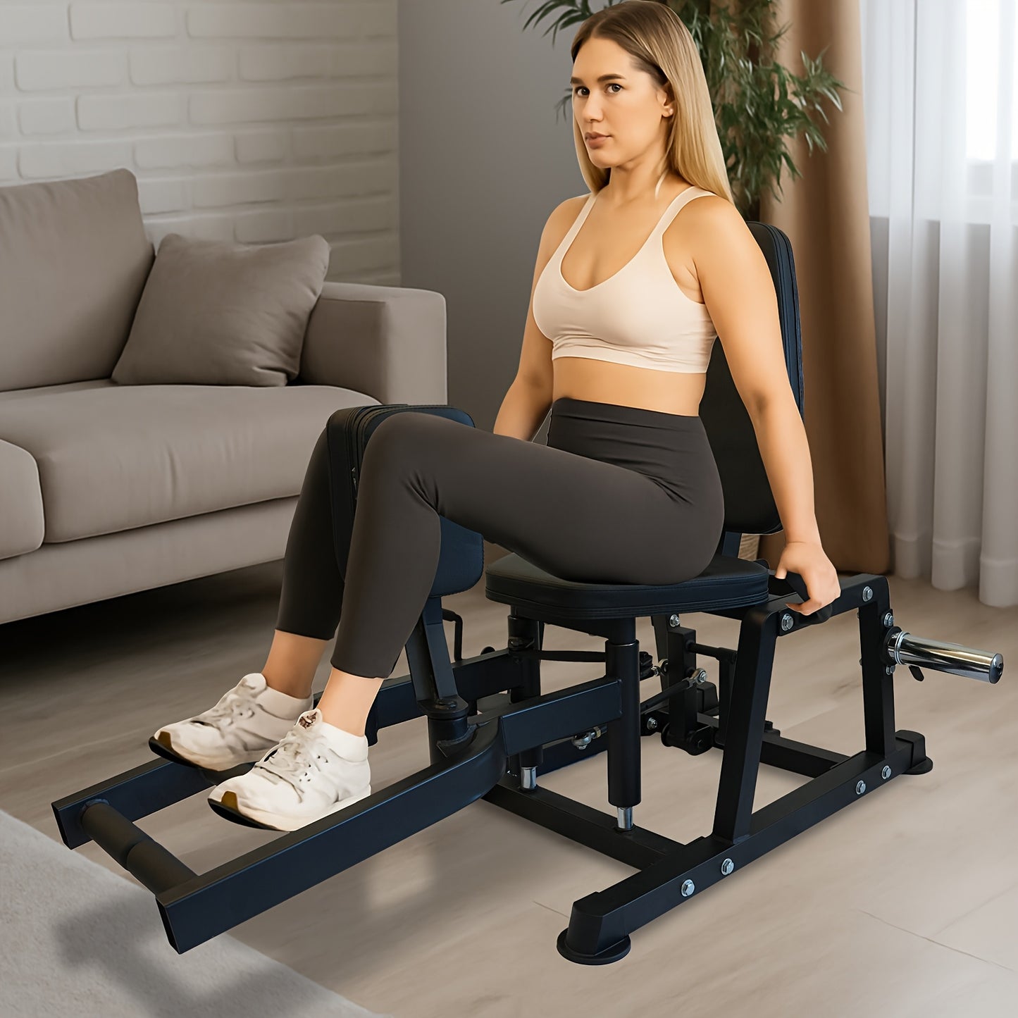 Adductor Apparaat – Abductor Trainer – Heuptrainer – Gluteus Machine – Binnen- en Buitenzijde Training – 6 Verstelbare Weerstandsniveaus – Duurzame IJzeren Constructie