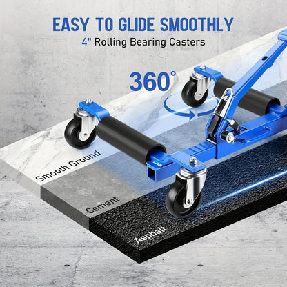 Car Tire Trailer – Autotrailer – Kayak Trailer – Bootentrailer – Aanhanger – 680.39 KG Capaciteit – Set Van 2 Trailer Jacks