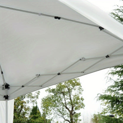 Partytent – Tent – Prieel – Paviljoen – Zonnezeil – Inklapbaar – UV-bescherming – Stalen Frame – 2,4x2,4 Meter – Draagtas – Wit