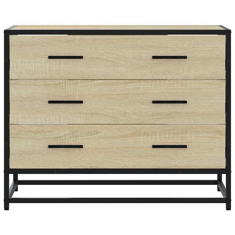Ladekast – Commode – Opbergkast – Dressoir – Kledingkast – Sonoma Eiken – 70x41x56 cm – Meervoudig Engineering Hout