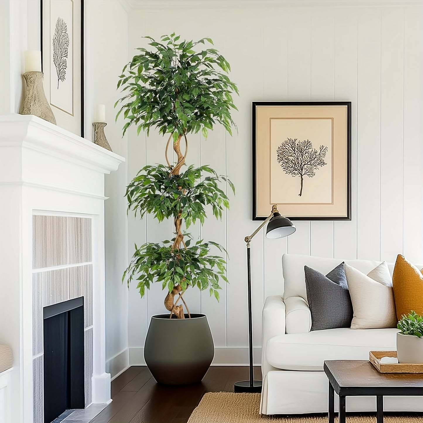 Ficus Kunstplant – Nepplant – Kunstboom – Kamerplant – Bloemstuk – 150 cm Hoog – Realistisch Design – Onderhoudsvriendelijk