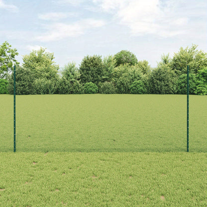 Set di Recinzione Esagonale da Giardino Set di 2 Verde Metallo