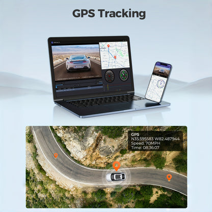 Dashcam – Auto Camera – Video Recorder – 4K Camera – Dual Channel Camera – Zwart – 4K UHD Resolutie – Wi-Fi Verbinding
