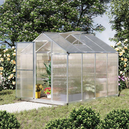 Tuinhuisje – Tuinkas – Tuinberging – Plantenkas – Aluminium Tuinhuis – 4,6 m² – UV-bestendig Polycarbonaat