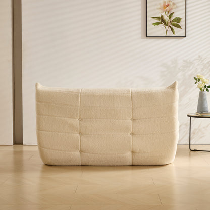 Relaxfauteuil – Lounge Stoel – Zitzak Sofa – Lazy Chair – Tweezitsbank – Verwijderbare Kussens – Memory Foam & Corduroy Bekleding