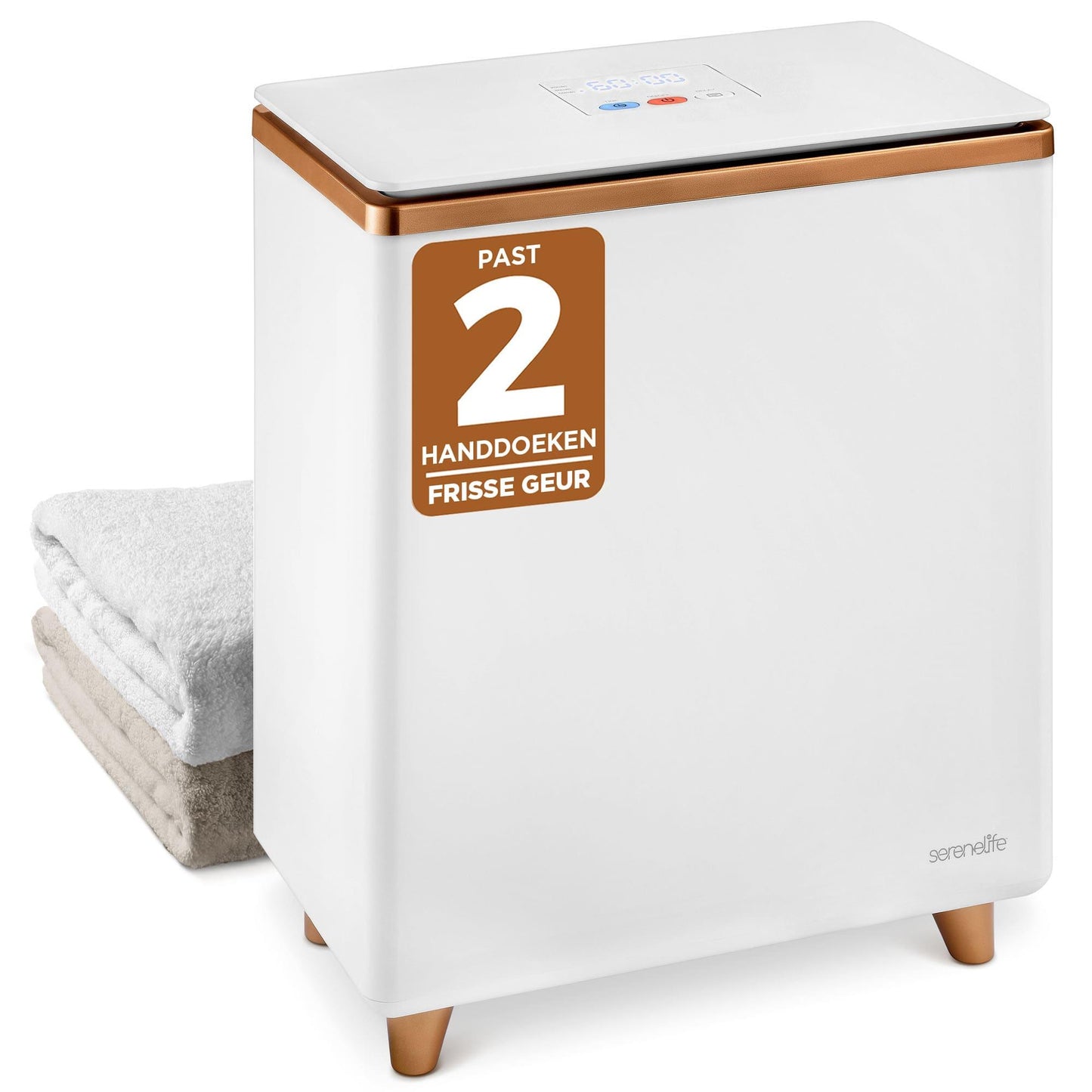 Handdoekwarmer – Handdoekverwarmer – Towel Warmer – Handdoekstomer – Handdoek Warmer – Elektrische Handdoekverwarmer – 20 Liter Capaciteit – Automatische Uitschakeling – Rose Goud