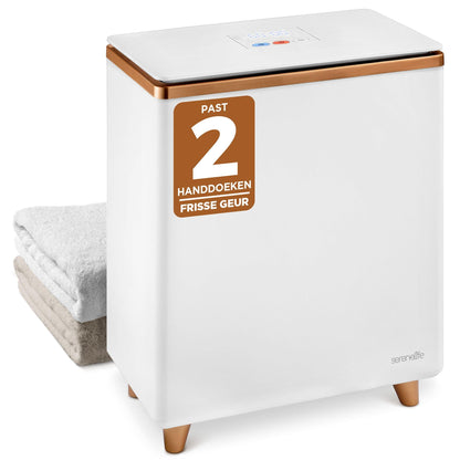 Handdoekwarmer – Handdoekverwarmer – Towel Warmer – Handdoekstomer – Handdoek Warmer – Elektrische Handdoekverwarmer – 20 Liter Capaciteit – Automatische Uitschakeling – Rose Goud