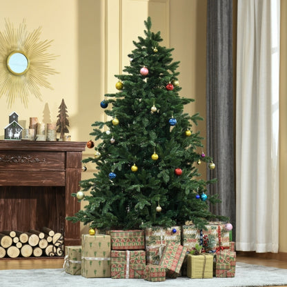 Kunstkerstboom – Kerstboom – Nepboom – PVC Boom – PE Boom – Groen – 1,8 Meter Hoog – Stevig Metalen Frame