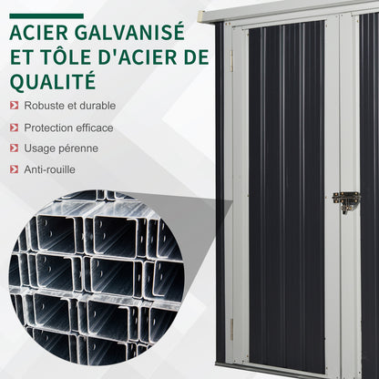 Tuinhuisje – Tuinschuur – Berging – Gereedschapsschuur – Afvalbakkenberging – 1,26 m² Opbergruimte – Gepoedercoat Stalen Frame