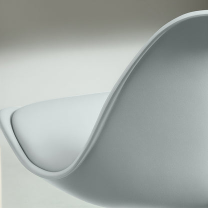 Barkrukken – Barkruk – Barstoel – Kruk – Keukenkruk – Verstelbare Hoogte 82-104 cm – Draaibare 360° Zitting – Kunstleer Grijs – Stalen Frame – Met Rugleuning en Voetsteun