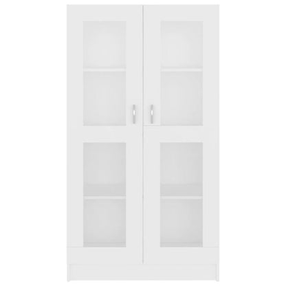 Vitrinekast – Opbergkast – Displaykast – Bergmeubel – Kast Grijs – Compact 82,5x30,5x115 cm – Modern Design