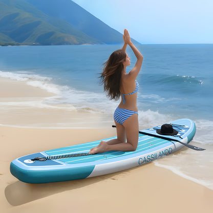 Stand Up Paddle Board – SUP Board – Peddelboard – Inflatable Paddleboard – Yoga Board – 335 cm – Hoogwaardig PVC – Compleet Met Accessoires