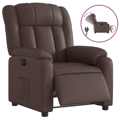 Elektrische Relaxstoel – Relaxfauteuil – Ligstoel – TV-Stoel – Elektrisch Verstelbaar – Kunstleren Bekleding – Verstelbaar Tot 135 Graden