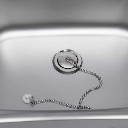 RVS Camper Wasbak – Keukenspoelbak – Bootspoelbak – Vouwkraan – Spoelbak Met Glasplaat Deksel – Compact Formaat – Gemaakt Van Roestvrijstaal