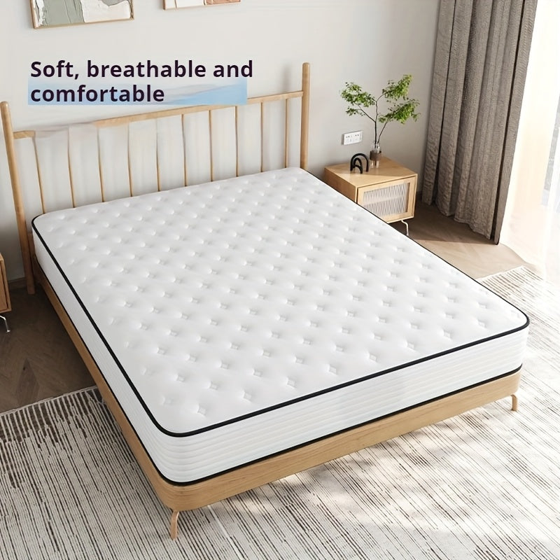 Pocketvering Matras – Latexmatras – Veer Matras – Binnenvering Matras – 160x200 cm – Medium Stevig – Memory Foam Toplaag