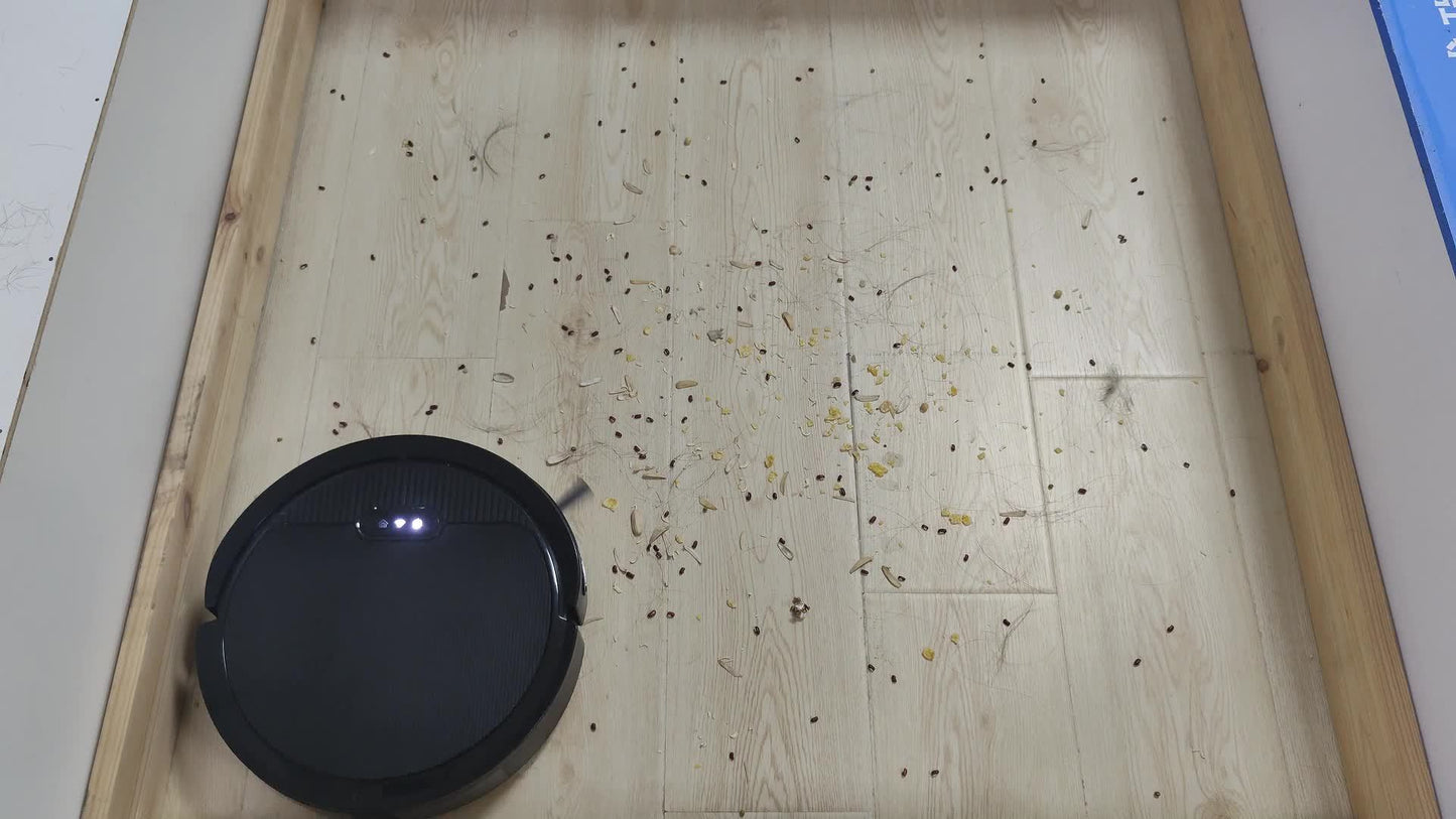 Robotstofzuiger – Stofzuigerrobot – Dweilrobot – Vloerreiniger – Automatische Stofzuiger – 4000Pa Zuigkracht – Ultradun 2,99 cm Design – 120 Minuten Werkduur – Zwart