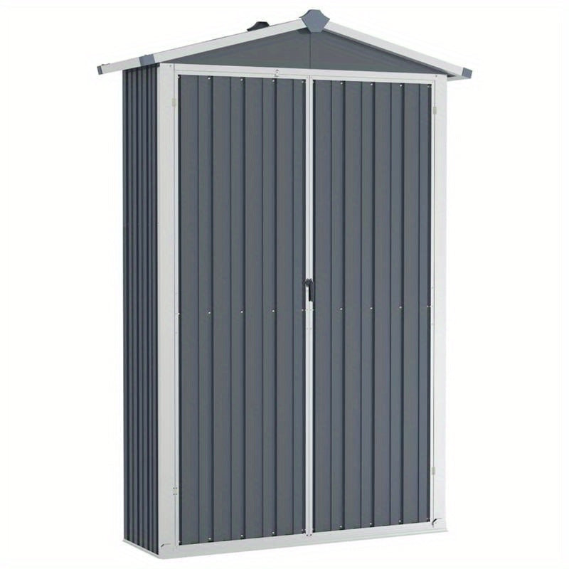 Tuinhuisje – Gereedschapsschuur – Tuinschuur – Tuinberging – Tuinkast – Gegalvaniseerd Staal – Compact 116x45x175 cm – Weerbestendig & Mobiel