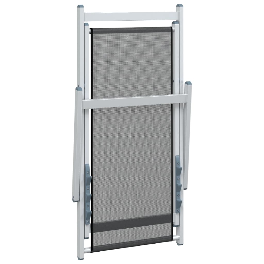 Inklapbare Strandstoel – Strandstoel – Tuinstoel – Campingstoel – Lichtgewicht Aluminium Frame – 3-Verstelbare Zitposities