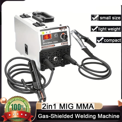 Lasmachine – Inverter Lasapparaat – MIG MMA MAG TIG – 160 Ampère – Compact En Draagbaar – Dual Voltage 230V