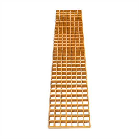 FRP Roosterplaten – Roosterplaten Set – Antislip Roosters – Glasvezelroosters – Rooster Covers – Brandwerend En Corrosiebestendig – 3 Stuks 122x27x3,8 cm 500 kg Draagkracht