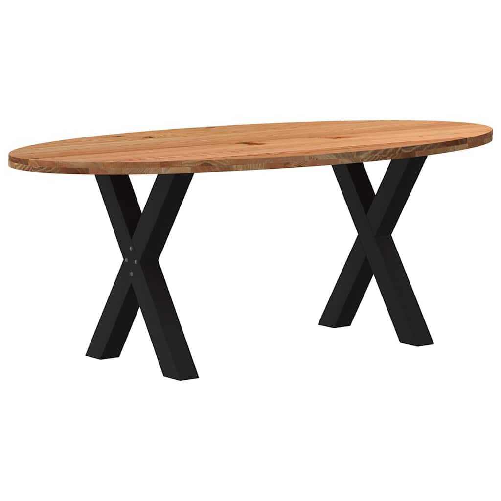 Eettafel – Tafel – Tafeltje – Eetkamertafel – Houten Tafel – Massief Eikenhout – 200x100 cm – Robuust en Stevig