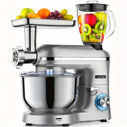 Keukenmachine – Keukenmixer – Keukenrobot – Foodprocessor – Blender – 2000W Motor – 5,5L RVS Mengkom
