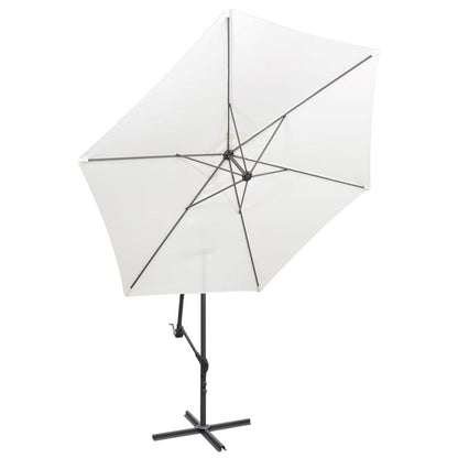 Parasol 3m Sand White