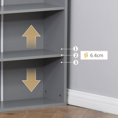 Opklapbureau – Klaptafel – Wandbureau – Computertafel – Werktafel – Met Opbergruimte – Verstelbaar Krijtbord – Ruimtebesparend Donkergrijs