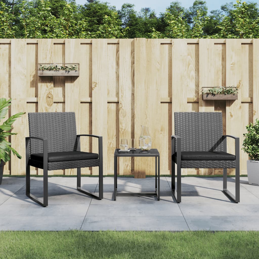 Hoektuinset – Tuinmeubel – Buitenmeubel – Loungeset – Terrasset – Donkergrijs – Duurzaam Staalframe – Comfortabele Dikke Kussens