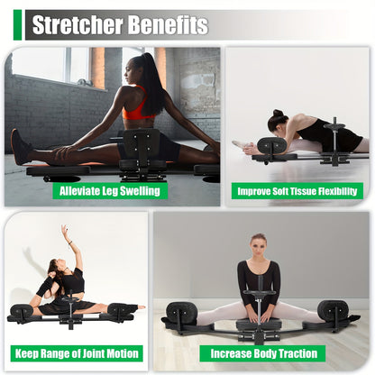 Split Stretcher – Spiertrainer – Flexibiliteitstrainer – Splitsmachine – Stretchapparaat – Maximaal 180° Spreidstand – Draaggewicht 300 kg